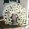Artificial Flowers for Outdoor Decor, 2 Pcs Fake Silk White Morning Glory Long Vines UV Resistant Look Real for Home Porch Patio Balcony Planter Decoration